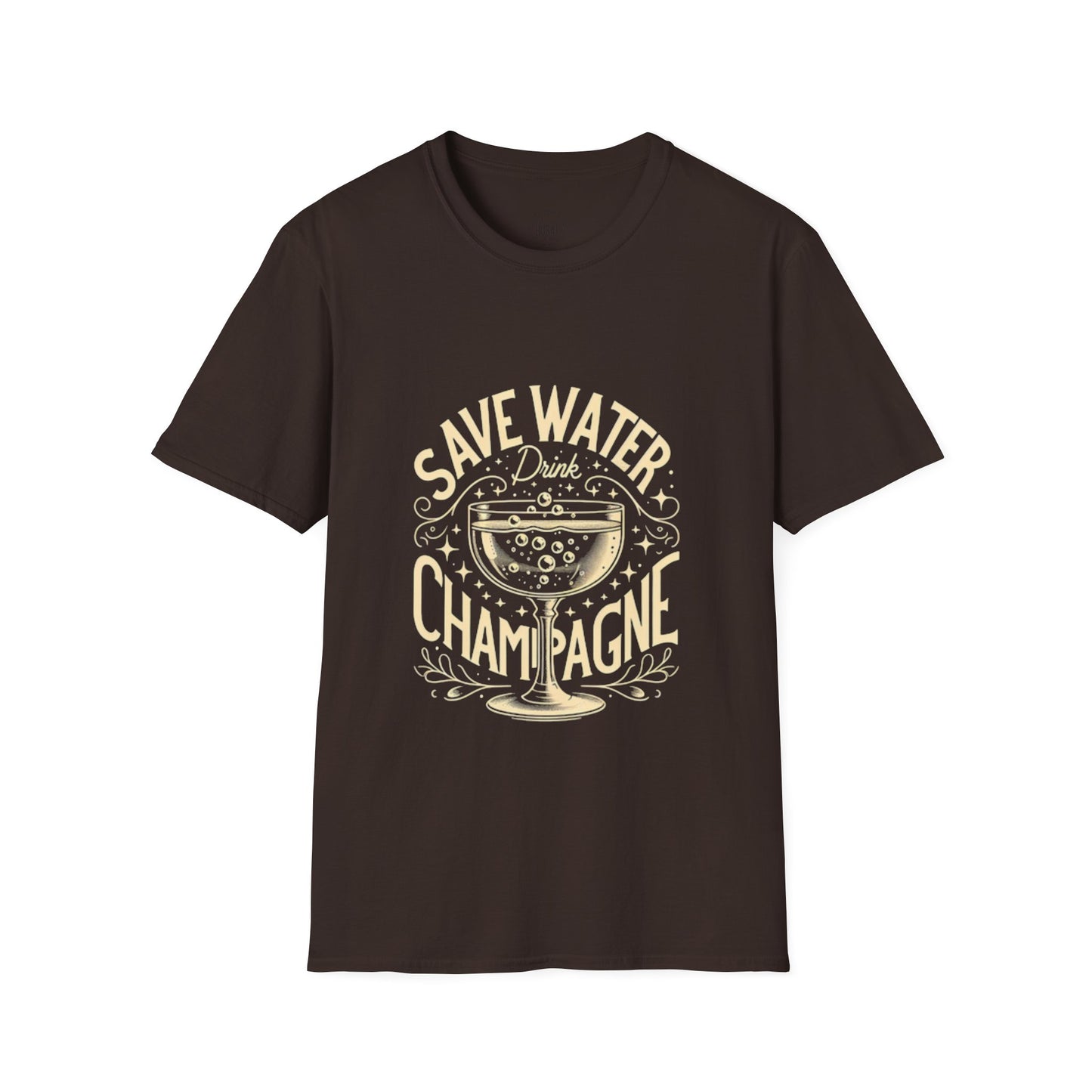 Hus42 T-shirt - Champagne Lover