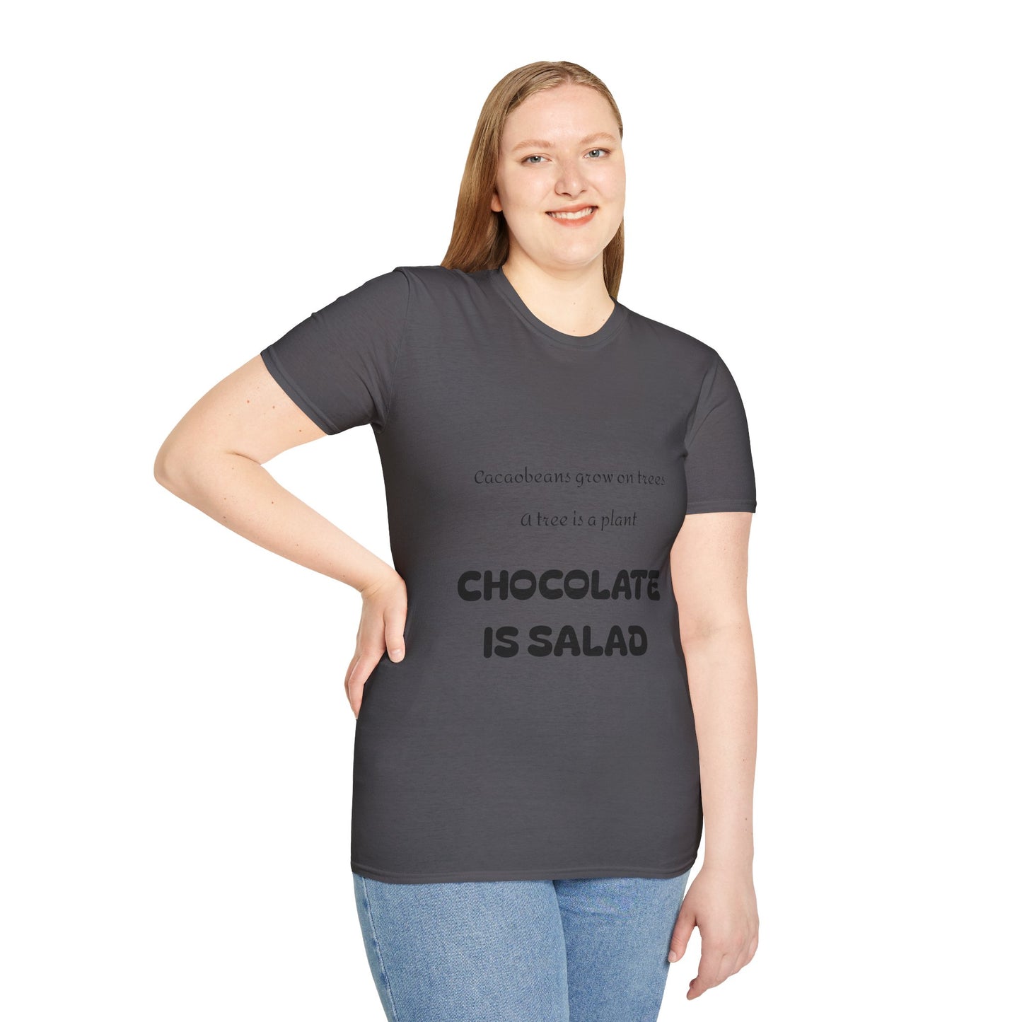 Hus41 T-Shirt - Chocolate is salad