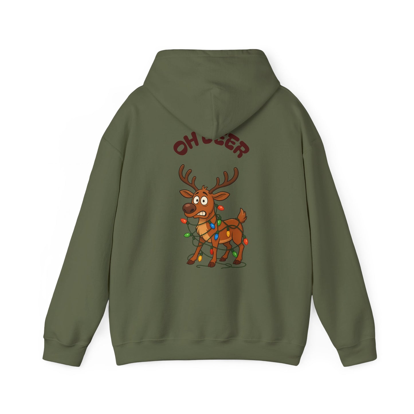 Hus41 Unisex Sweatshirt Hoodie - OH DEER Jultröja