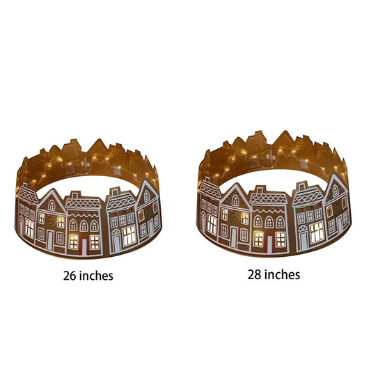 LED Pepparkakshus för Julgran