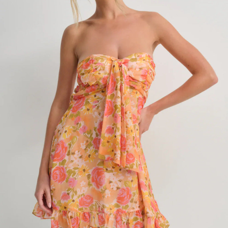 Floral A-linje Tunike