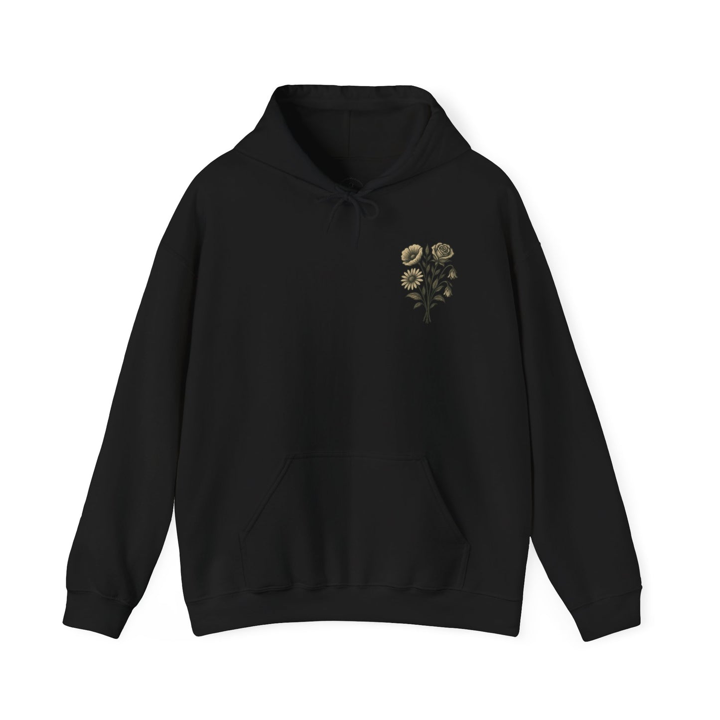 Hus41 Unisex Sweatshirt Hoodie - Flowers are my therapy