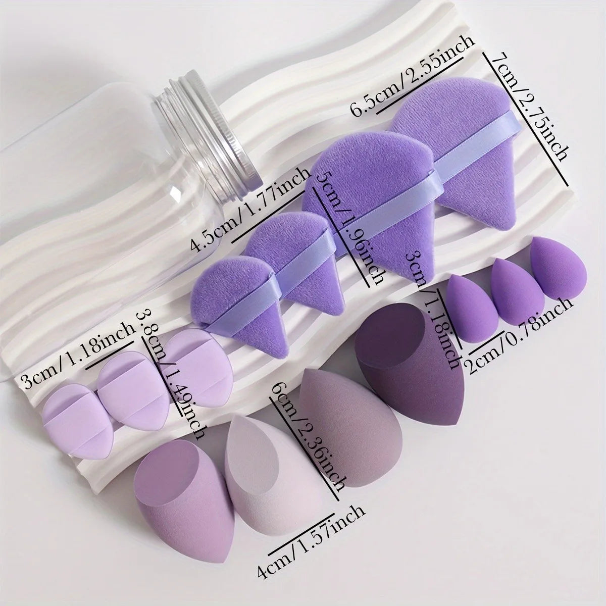 14 Pcs MakeUp Sponge Sminkblender
