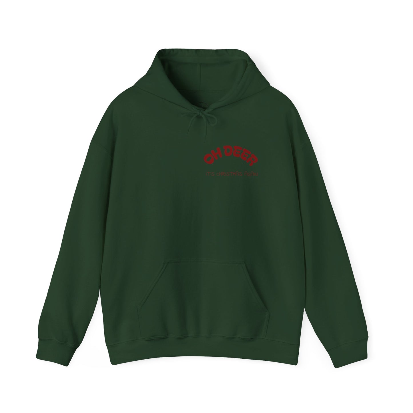 Hus41 Unisex Sweatshirt Hoodie - OH DEER Jultröja
