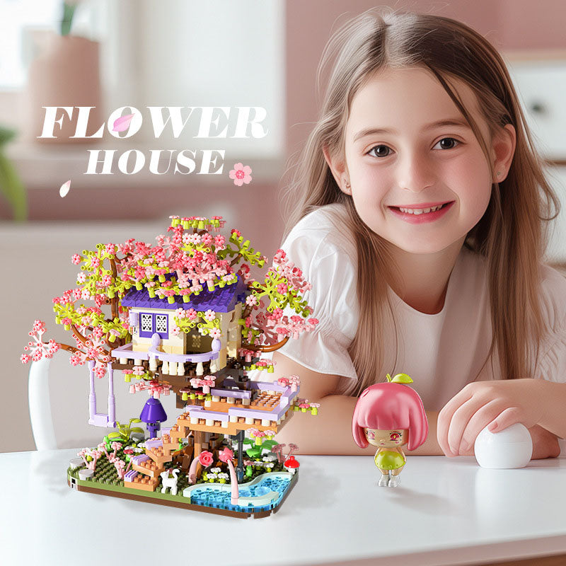 Flower House Building Blocks