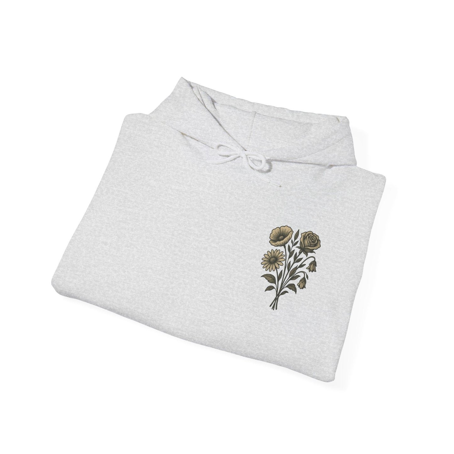 Hus41 Unisex Sweatshirt Hoodie - Flowers are my therapy