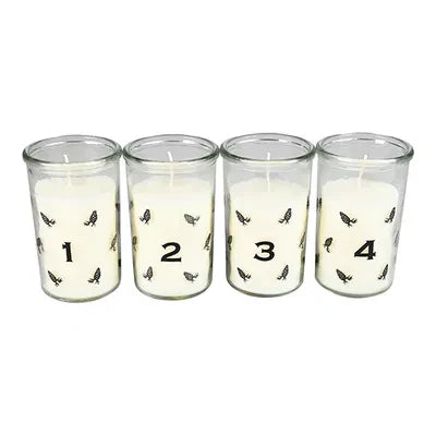 Adventsljus i glas 1-4