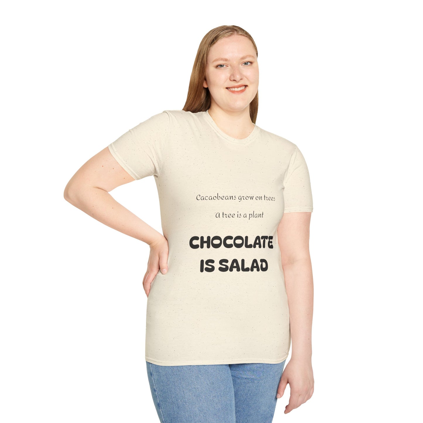 Hus41 T-Shirt - Chocolate is salad