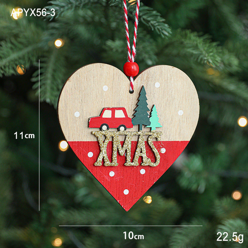 Julgranshänge i trä