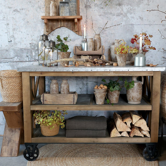 Side table Recycled wood