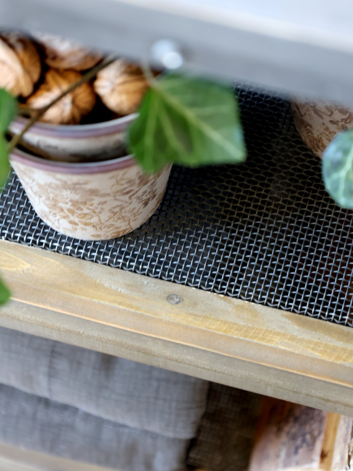 Side table Recycled wood