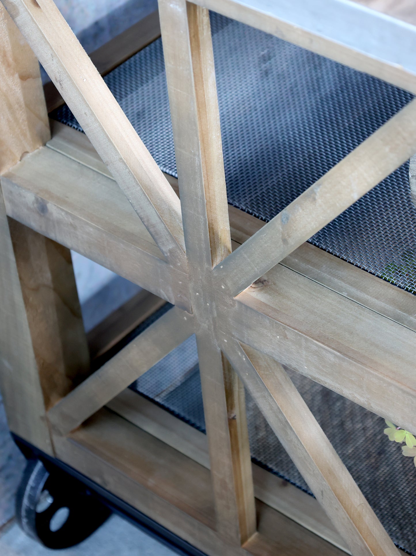 Side table Recycled wood
