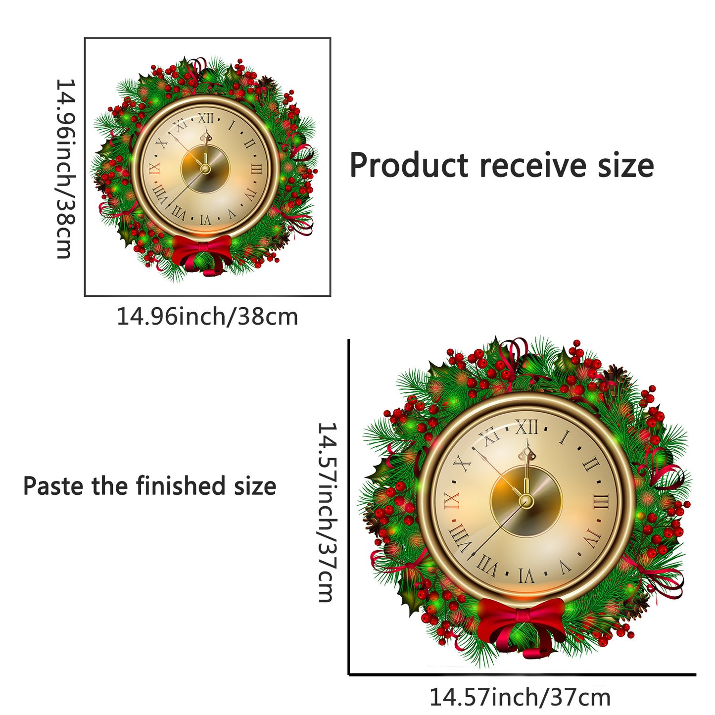 Julstickers till Fönster eller Speglar