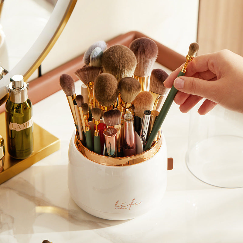 Roterande förvaringsbox för pennor / sminkborstar / makeup