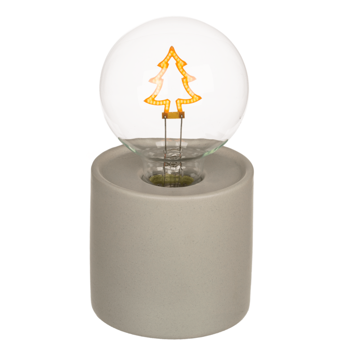 Motiv glödlampa, jul, 8,5 x 16 cm,