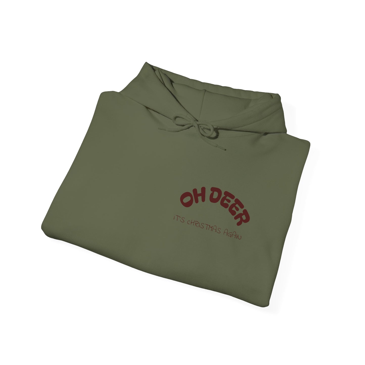 Hus41 Unisex Sweatshirt Hoodie - OH DEER Jultröja
