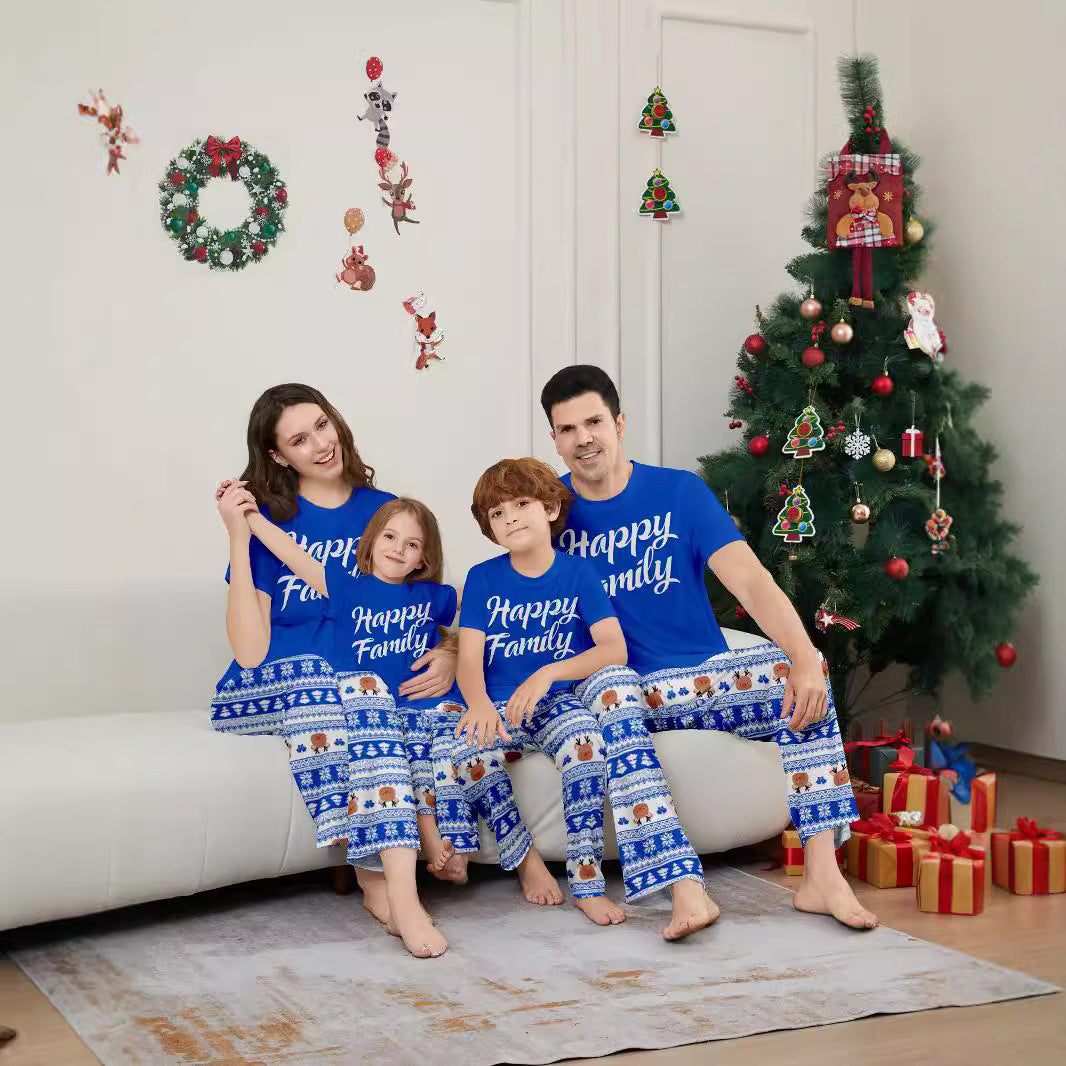 Julpyjamas Matchande Familj