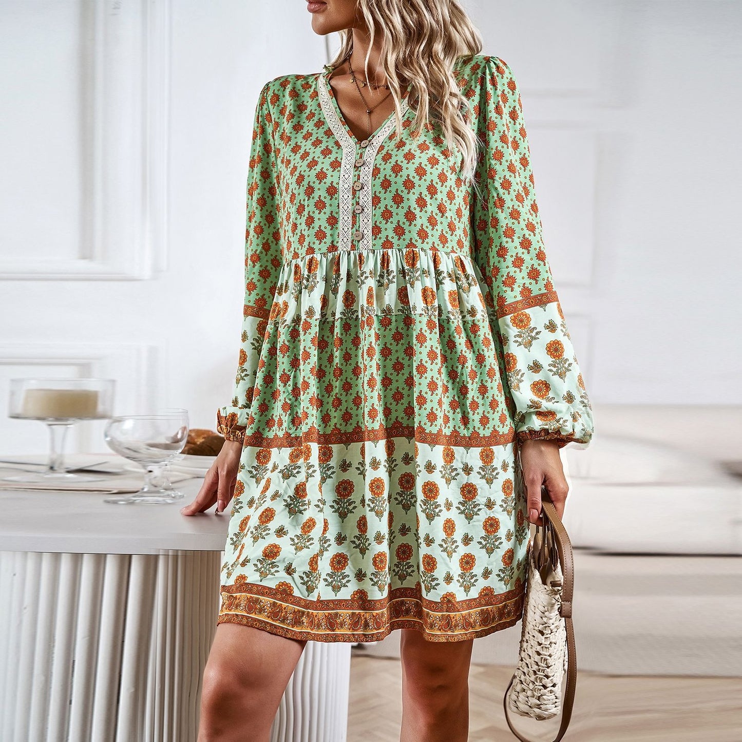 Skjortklänning BOHO