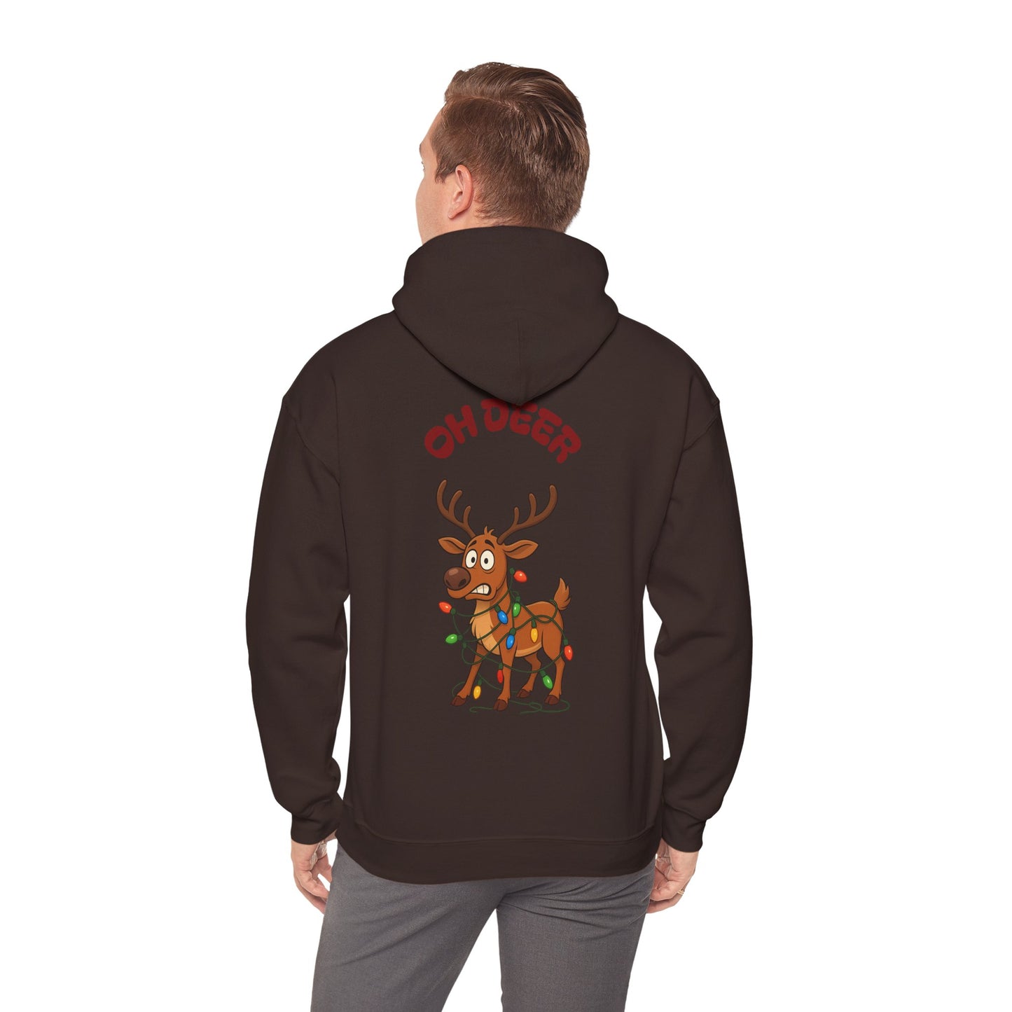 Hus41 Unisex Sweatshirt Hoodie - OH DEER Jultröja