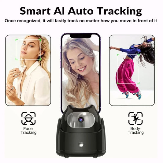 360° Rotation Automatic Face Tracking Mobilhållare