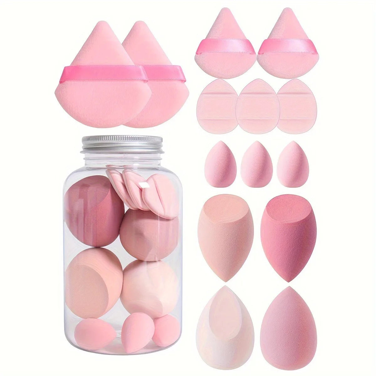 14 Pcs MakeUp Sponge Sminkblender