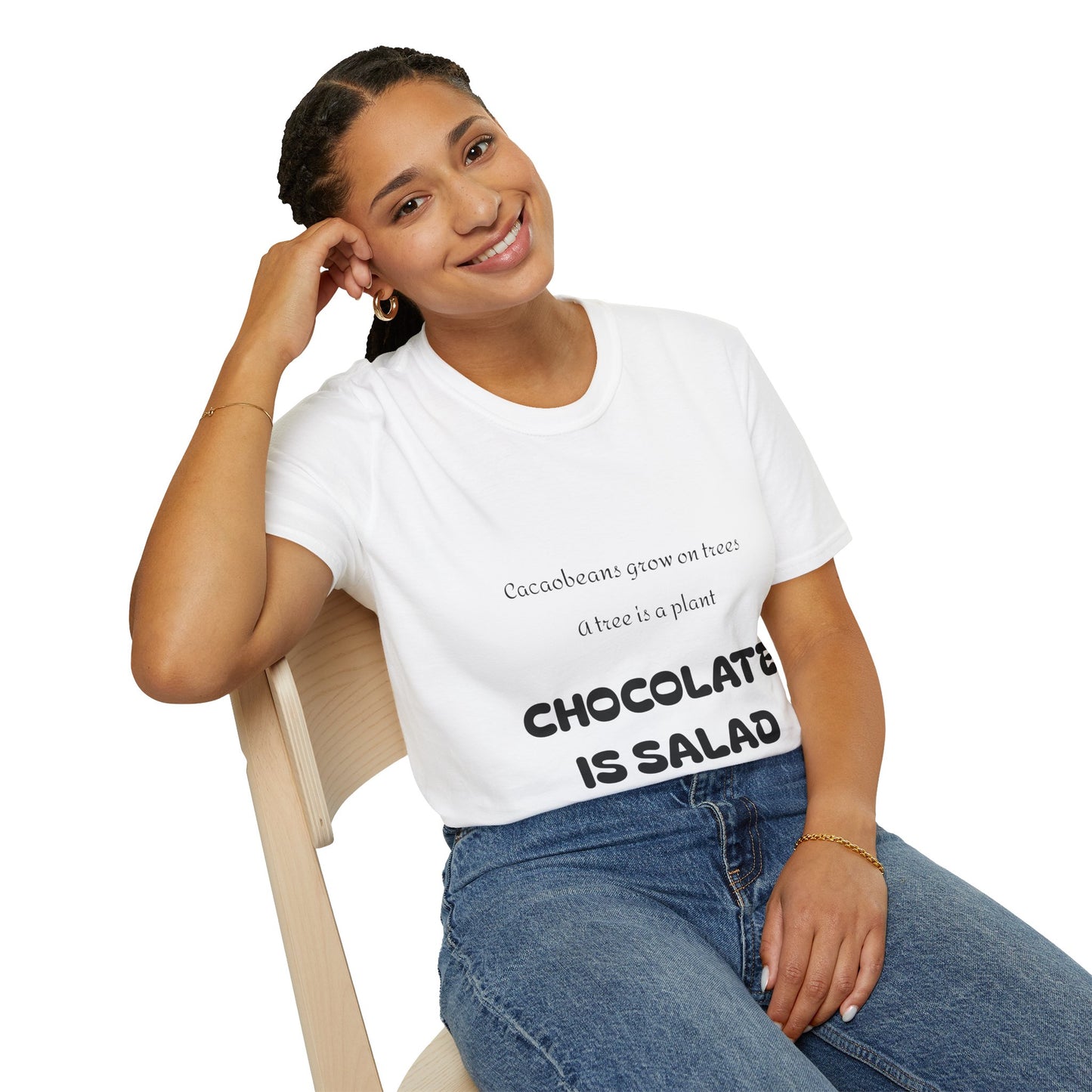 Hus41 T-Shirt - Chocolate is salad