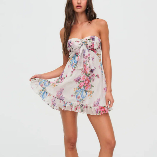 Floral A-linje Tunike
