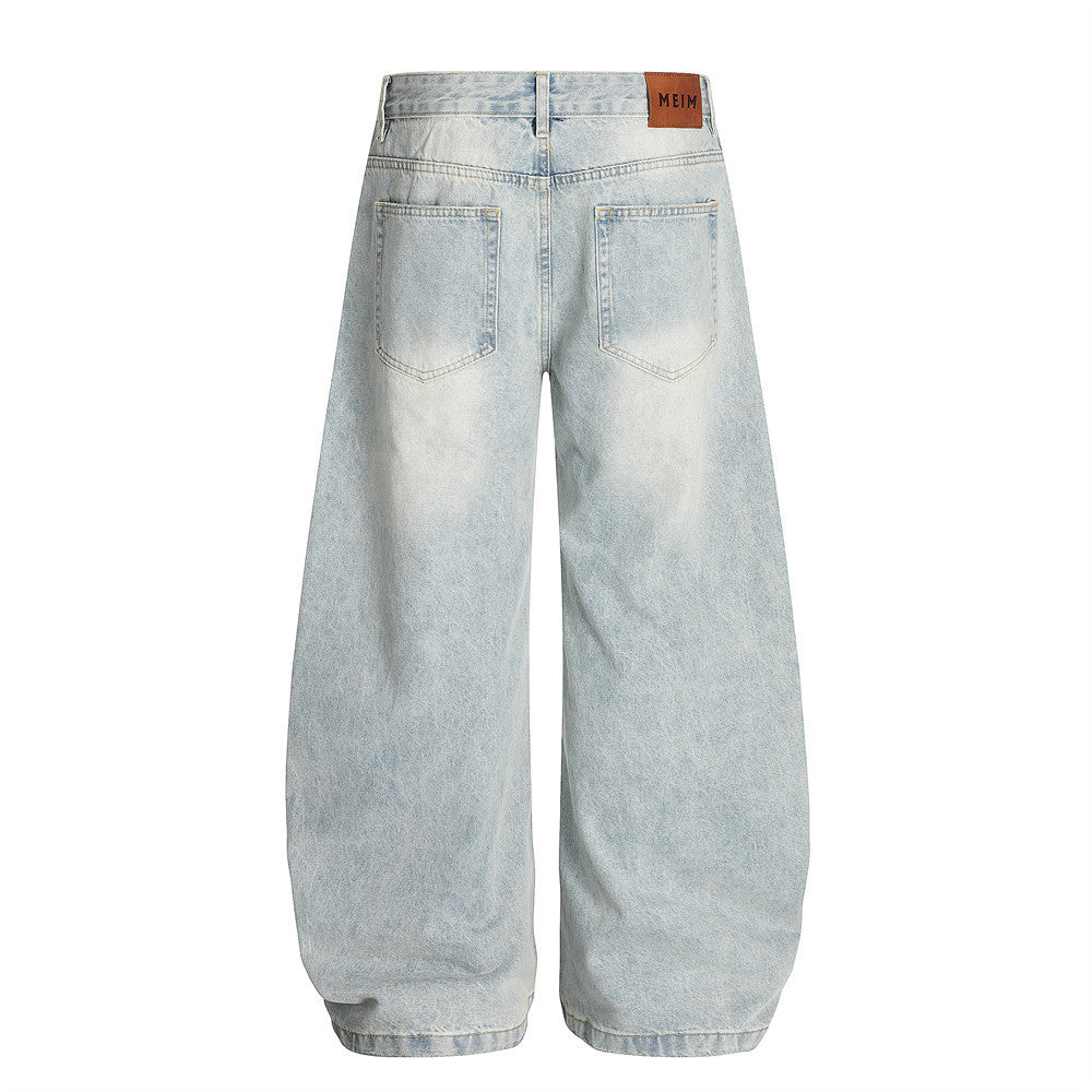 Lösa vida jeans