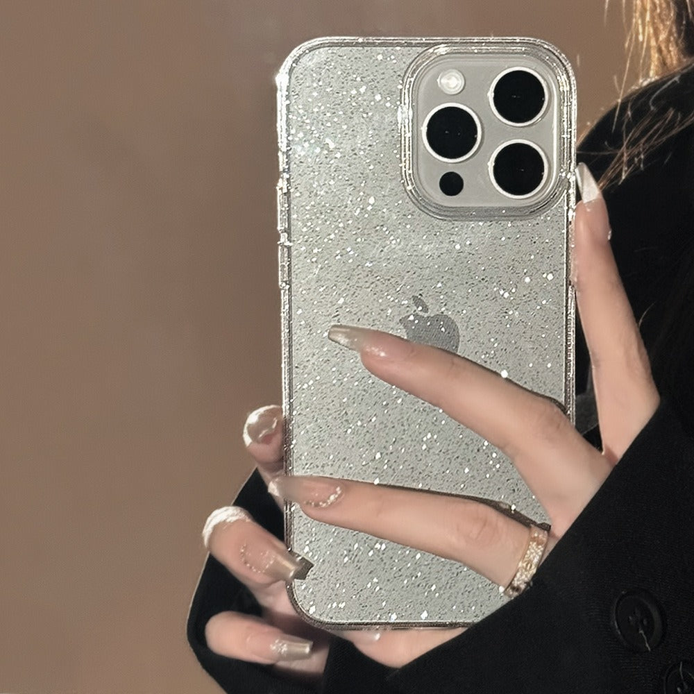 Transparent Glitter iphoneskal