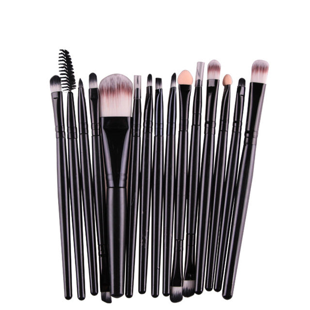 15Pcs Sminkborstar