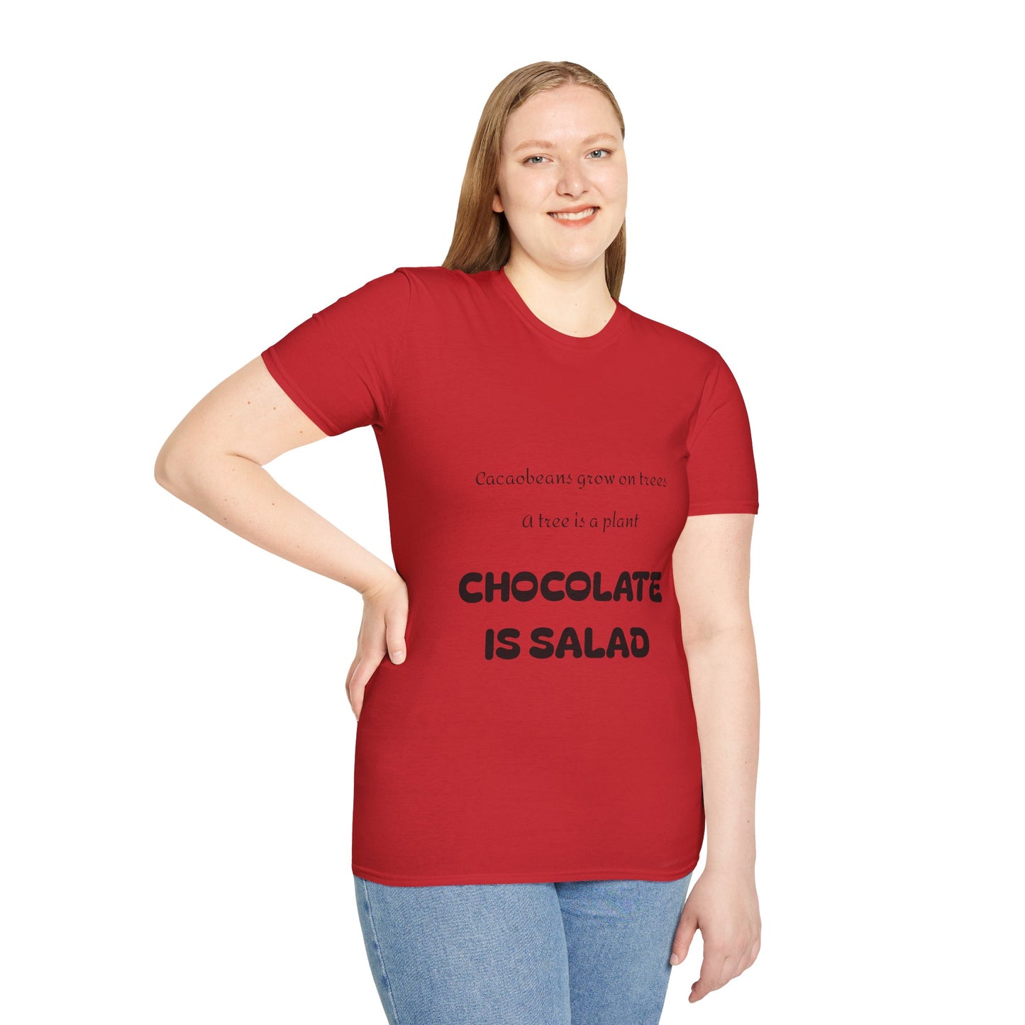 Hus41 T-Shirt - Chocolate is salad