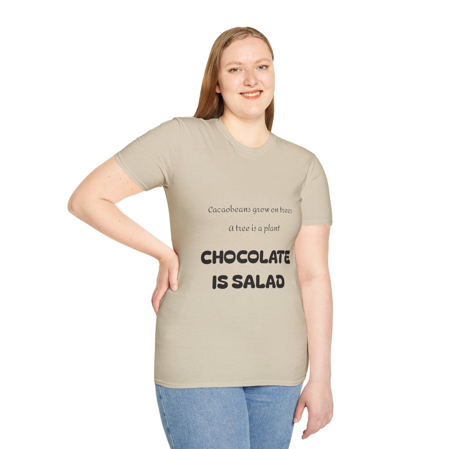 Hus41 T-Shirt - Chocolate is salad