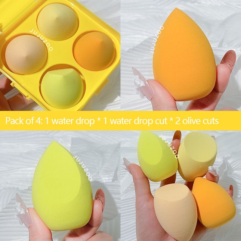 4PCS  Makeup Sponge Sminkblender