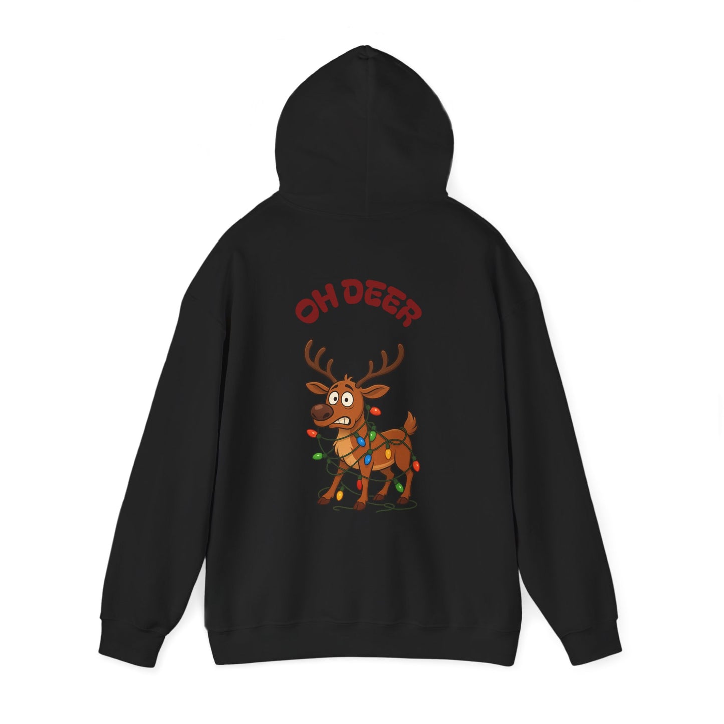 Hus41 Unisex Sweatshirt Hoodie - OH DEER Jultröja