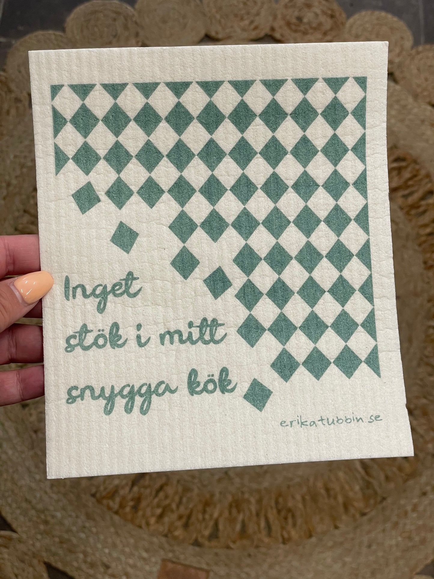 Disktrasor med citat och motiv