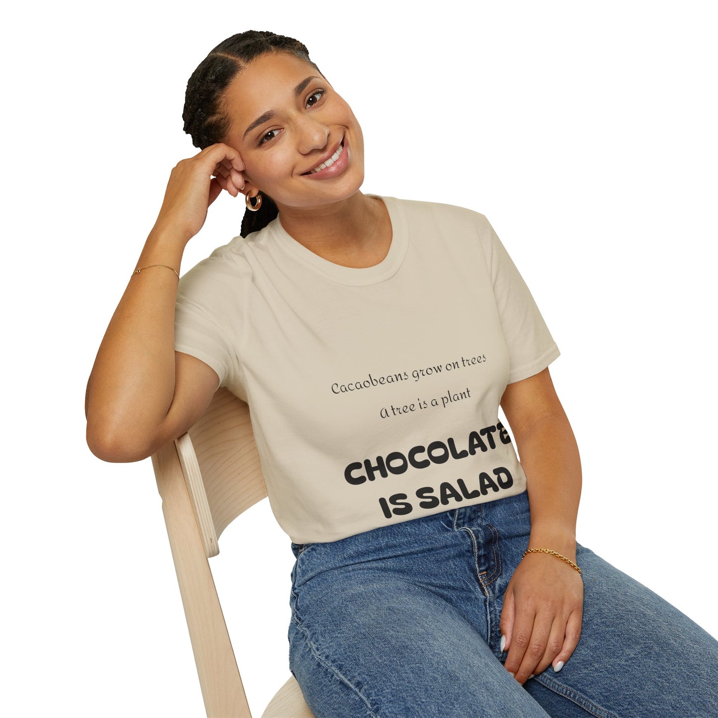 Hus41 T-Shirt - Chocolate is salad