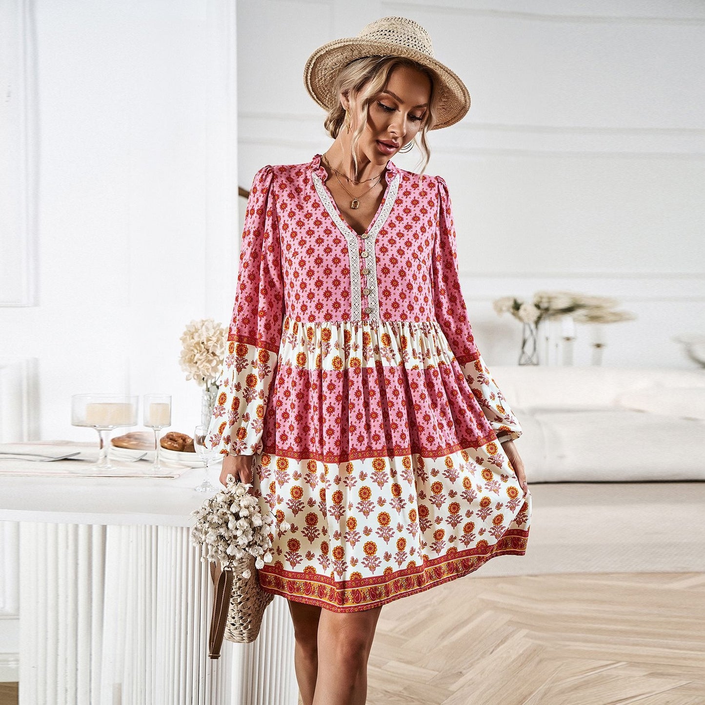 Skjortklänning BOHO