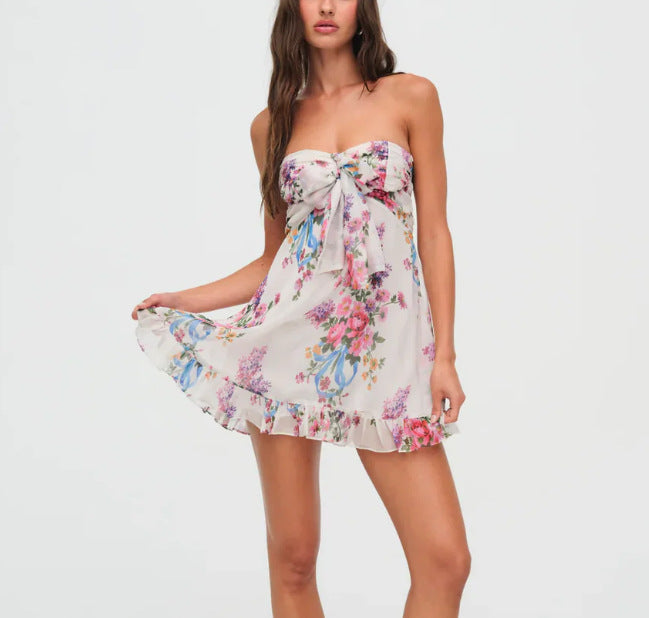 Floral A-linje Tunike