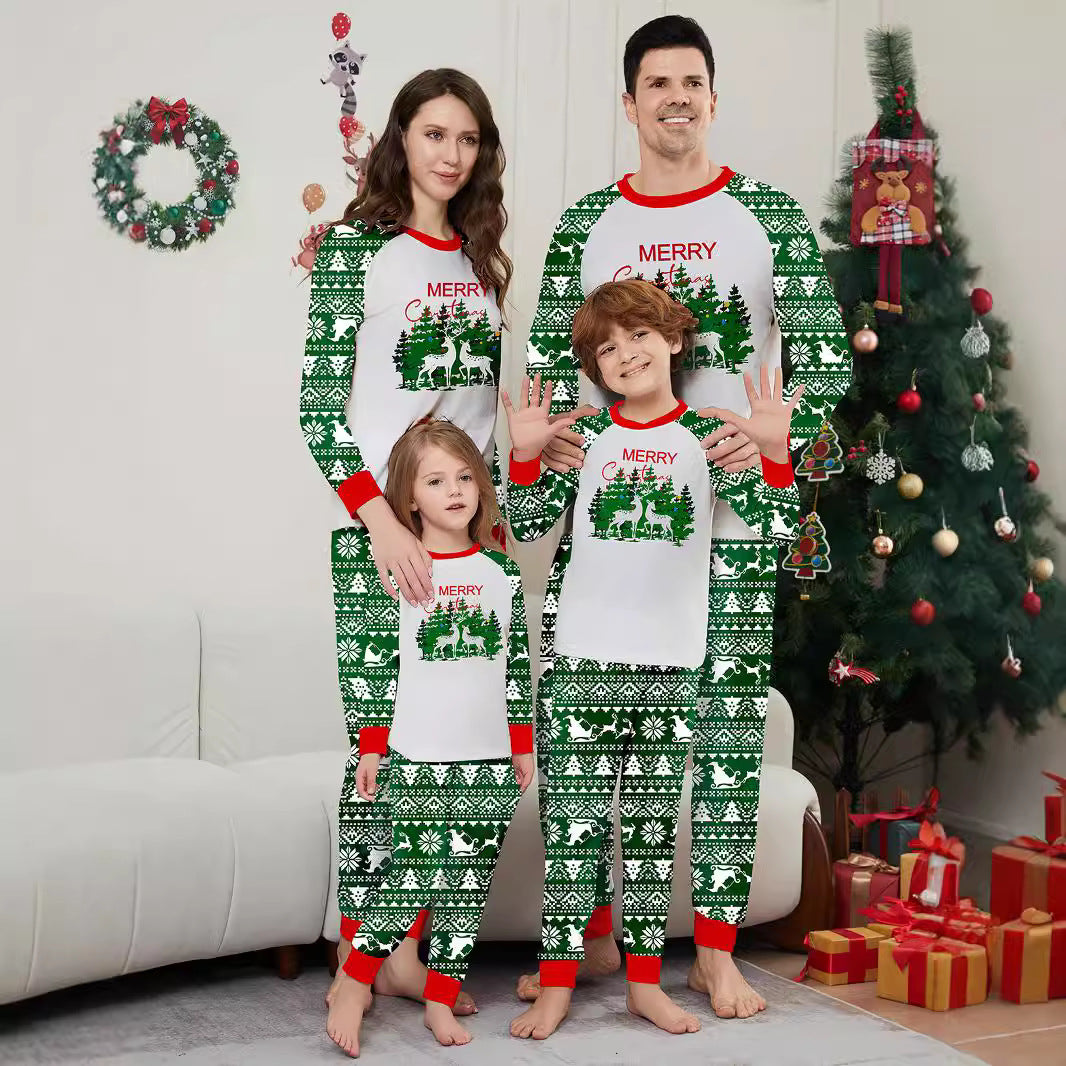 Julpyjamas Familj Matchande
