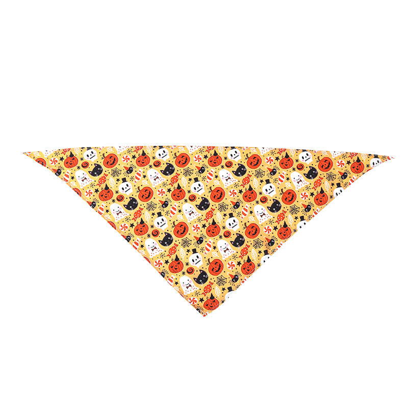 Pet Bandana för hund eller katt halloween