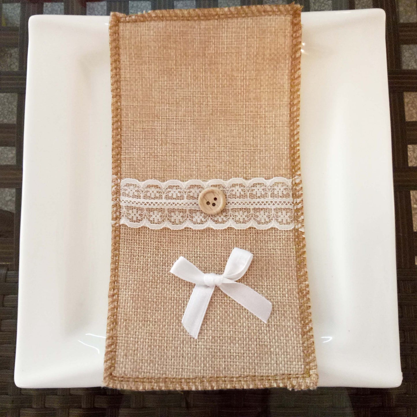 Dukning Bestickhållare Jul