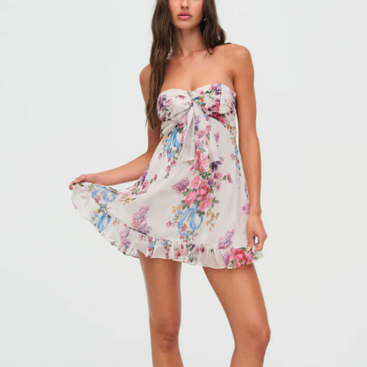Floral A-linje Tunike