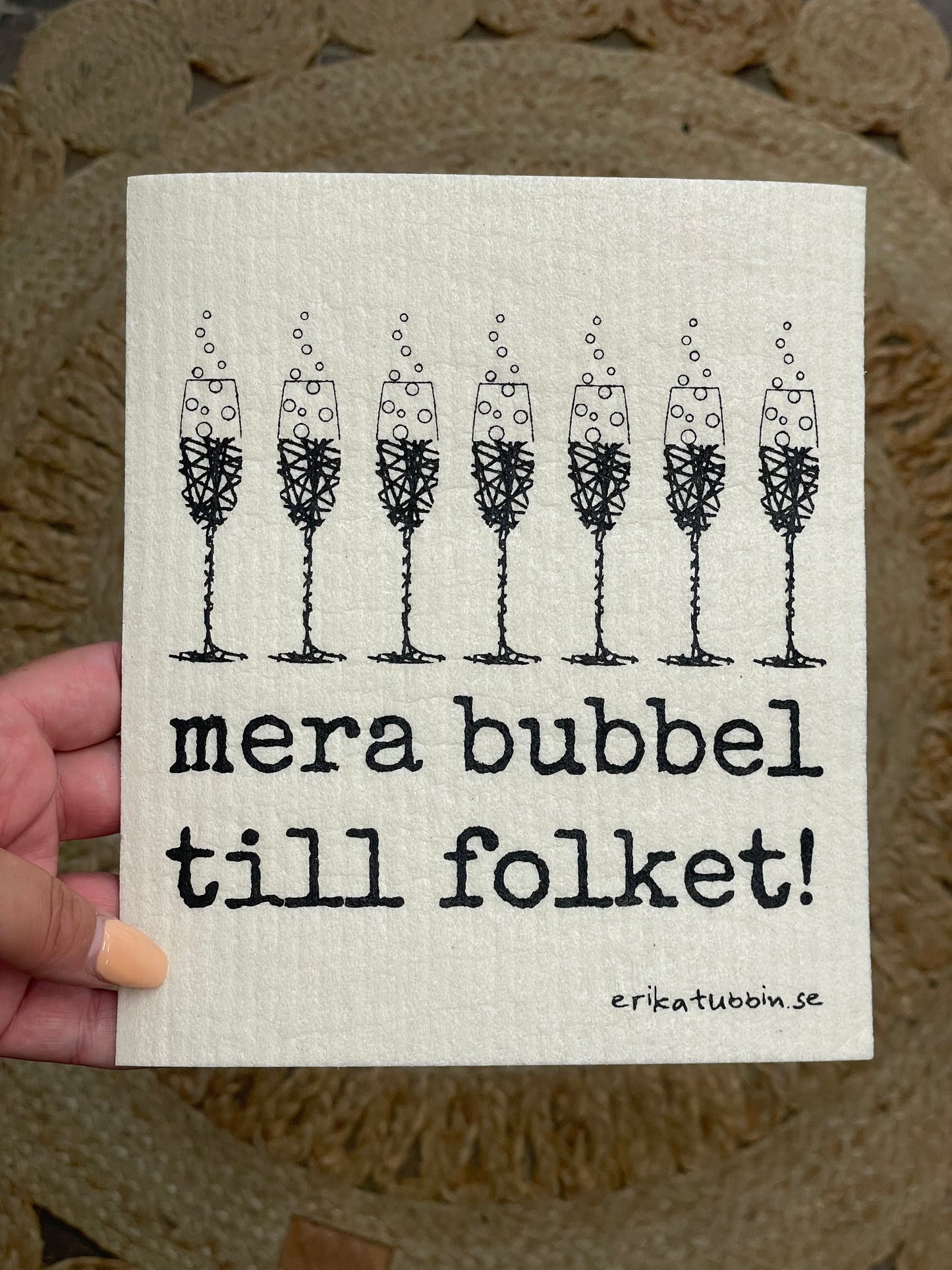 Disktrasor med citat och motiv