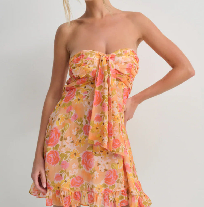 Floral A-linje Tunike