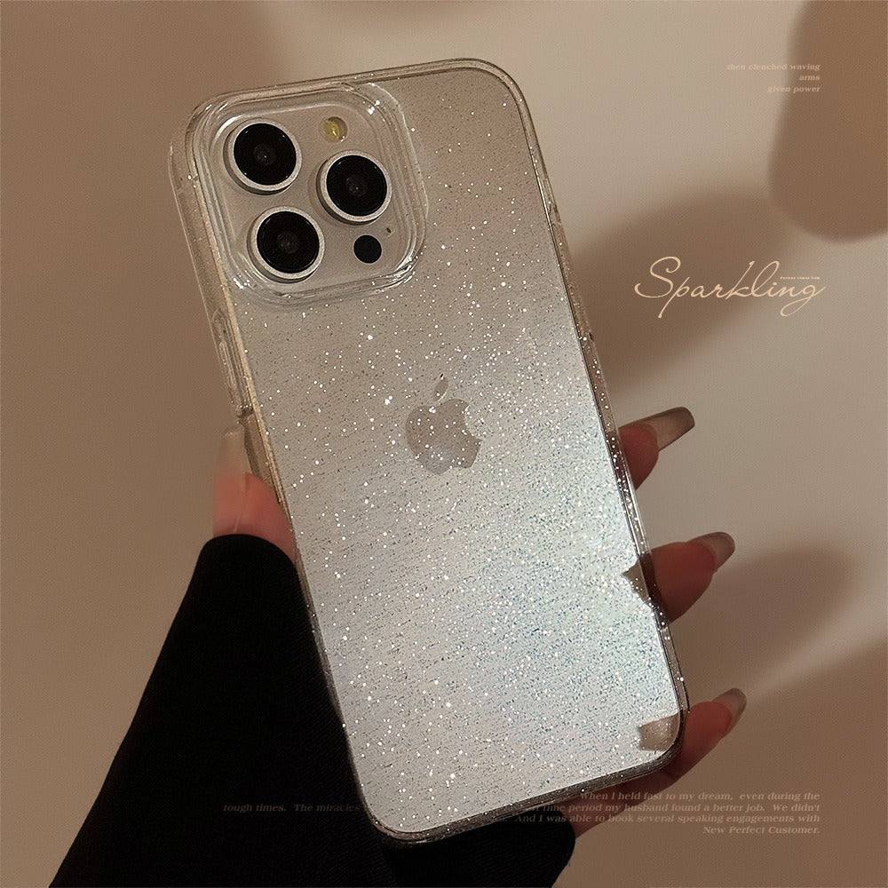 Transparent Glitter iphoneskal