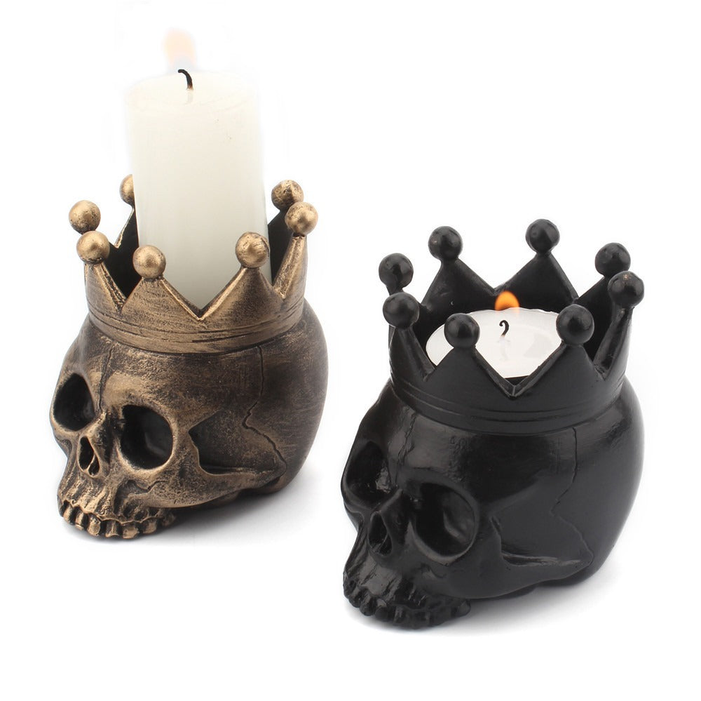 Halloween Dödskalle Ljusstake