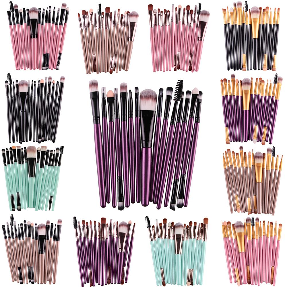 15Pcs Sminkborstar