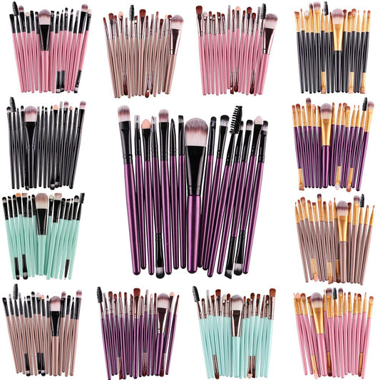 15Pcs Sminkborstar