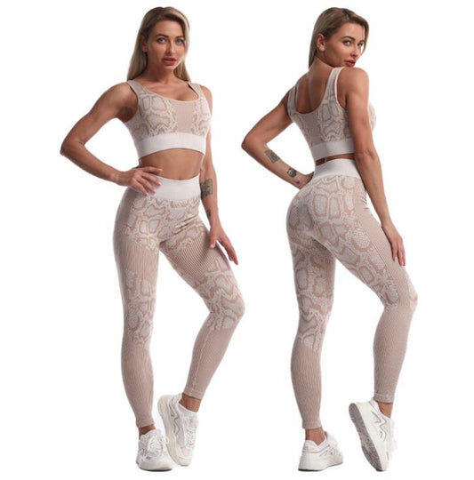 Set Seamless  Yoga Träningskläder