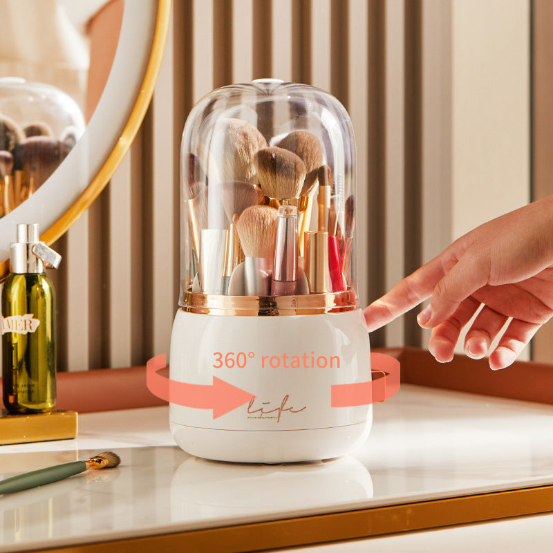 Roterande förvaringsbox för pennor / sminkborstar / makeup